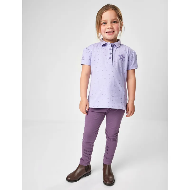 Mini LeMieux Polo Shirt - Wisteria-4